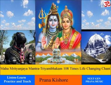 Maha Mrityunjaya -Triyambhakam 108 BWline